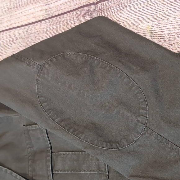 L.L. Bean Men's green khaki vented safari travel size 42 short jacket - Picture 3 of 16